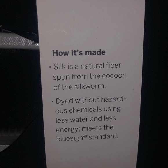 Eileen Fisher Silk Georgette Crepe Sleeveless Black Midi Dress L - Picture 6 of 9